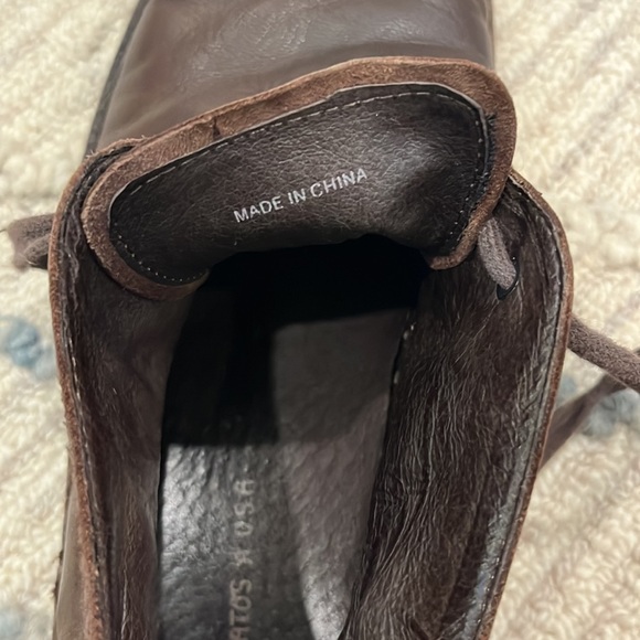 John Varvatos Brown Leather Lace Up Chukka Ankle Boots Mens US 11M - Picture 7 of 9